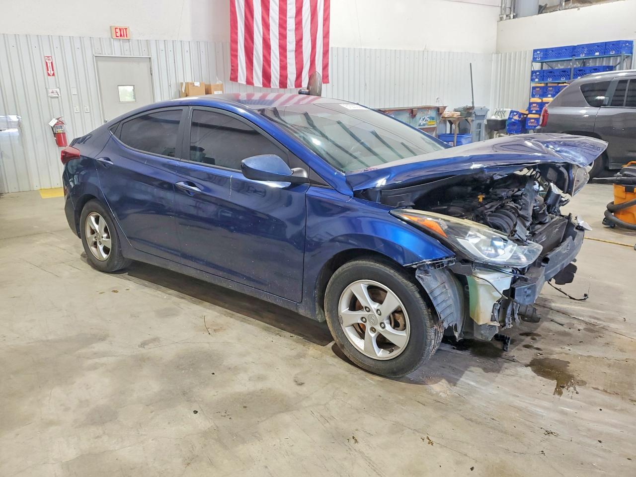 2015 Hyundai Elantra Se Blue vin: 5NPDH4AE8FH649066