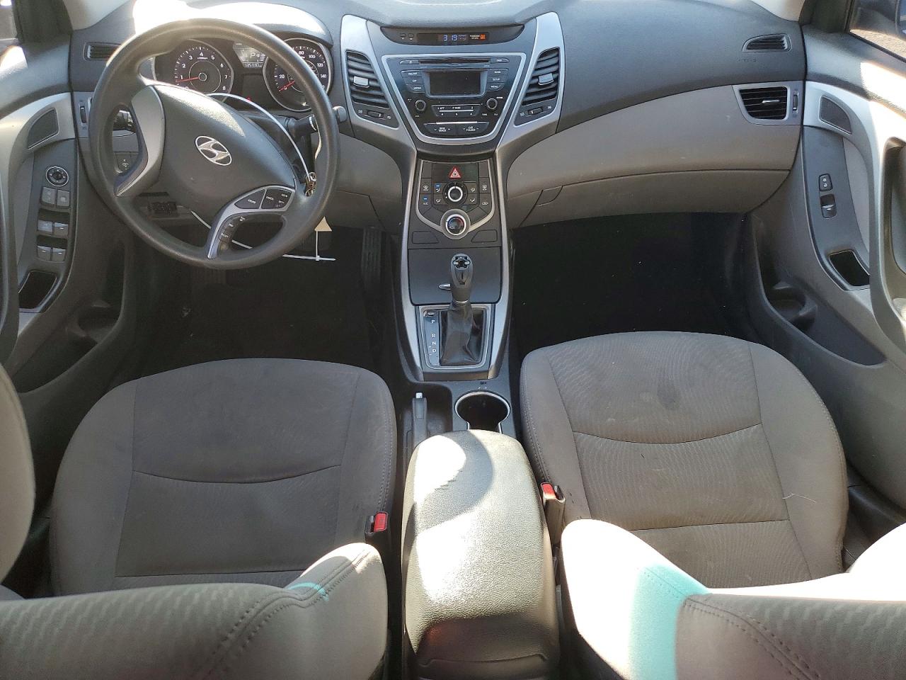 2015 Hyundai Elantra Se White vin: 5NPDH4AE8FH649424