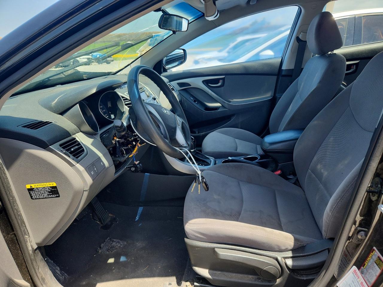 2016 Hyundai Elantra Se Black vin: 5NPDH4AE8GH684398