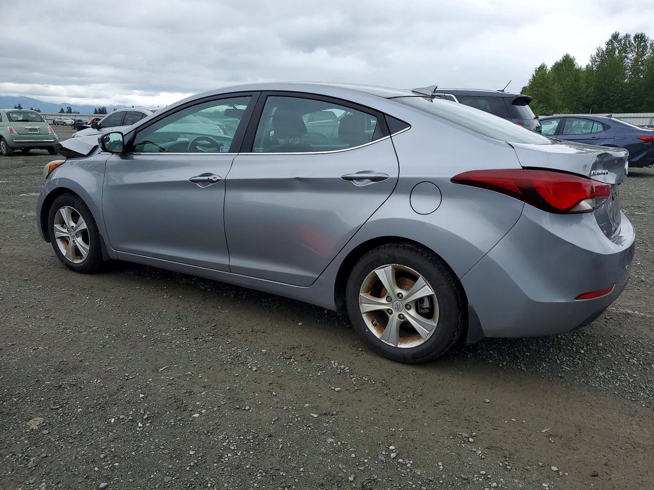 2016 Hyundai Elantra Value Edition Gray vin: 5NPDH4AE8GH685597