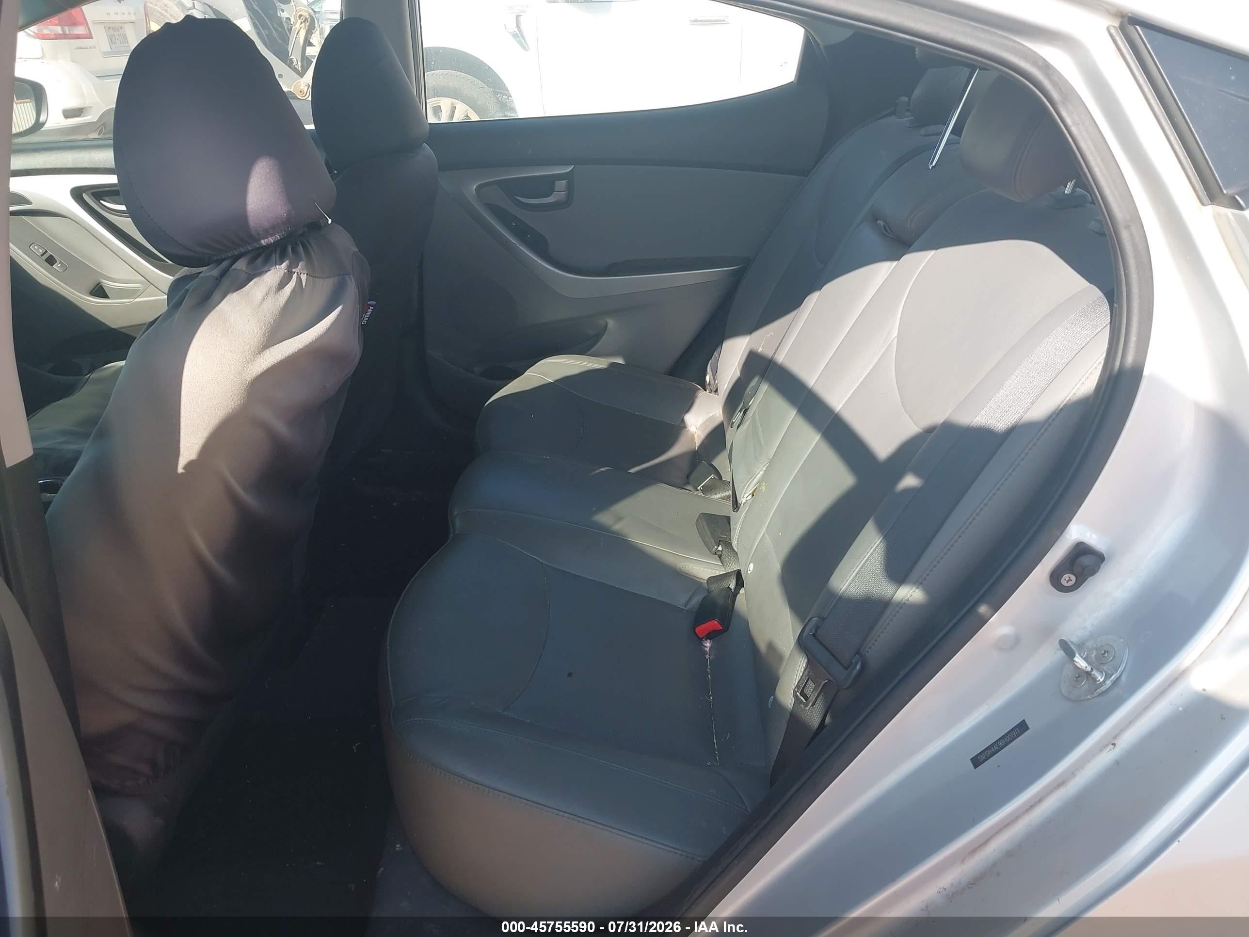 2011 Hyundai Elantra Limited Silver vin: 5NPDH4AE9BH001911
