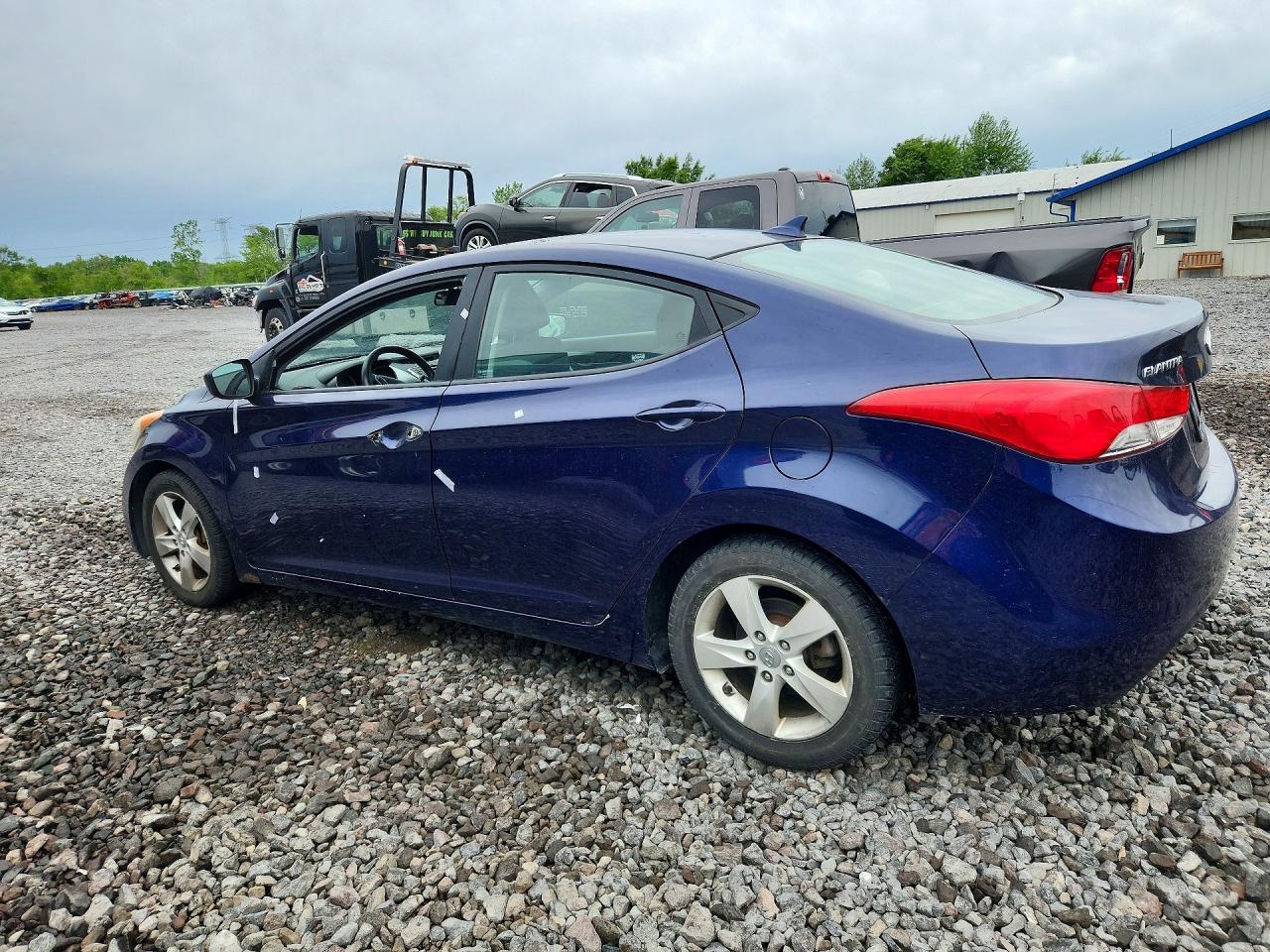 2011 Hyundai Elantra Gls Blue vin: 5NPDH4AE9BH011998