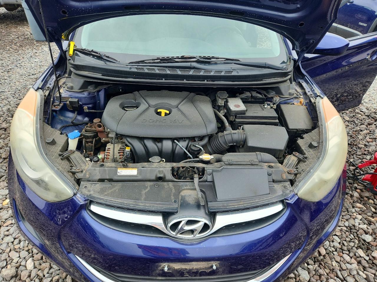 2011 Hyundai Elantra Gls Blue vin: 5NPDH4AE9BH011998