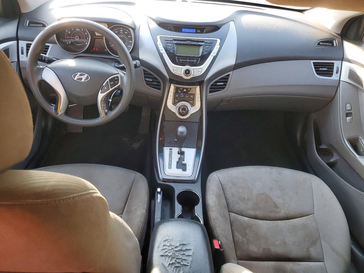 2011 Hyundai Elantra Gls Blue vin: 5NPDH4AE9BH013816