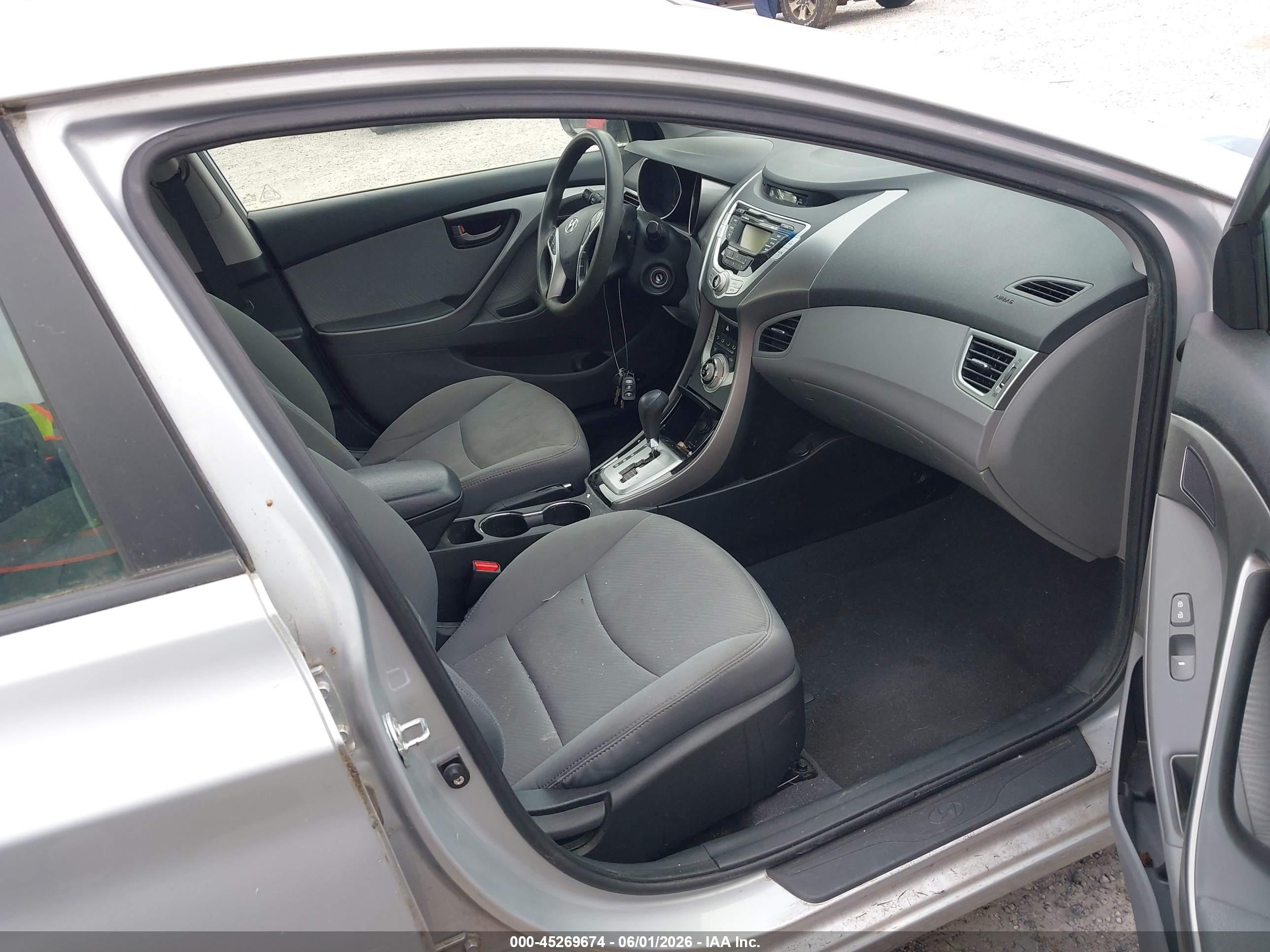 2011 Hyundai Elantra Gls Silver vin: 5NPDH4AE9BH014965