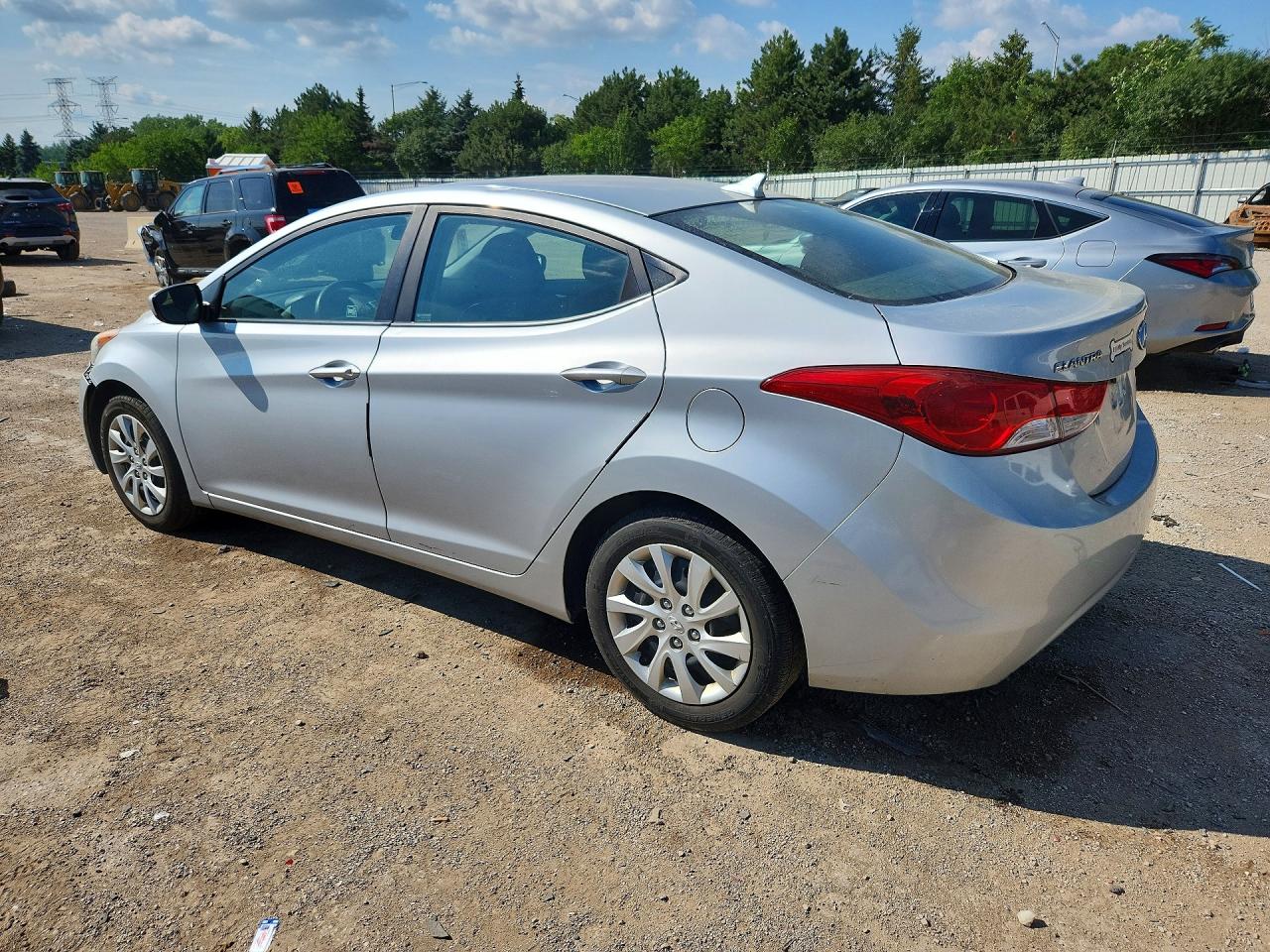 2011 Hyundai Elantra Gls Silver vin: 5NPDH4AE9BH028994