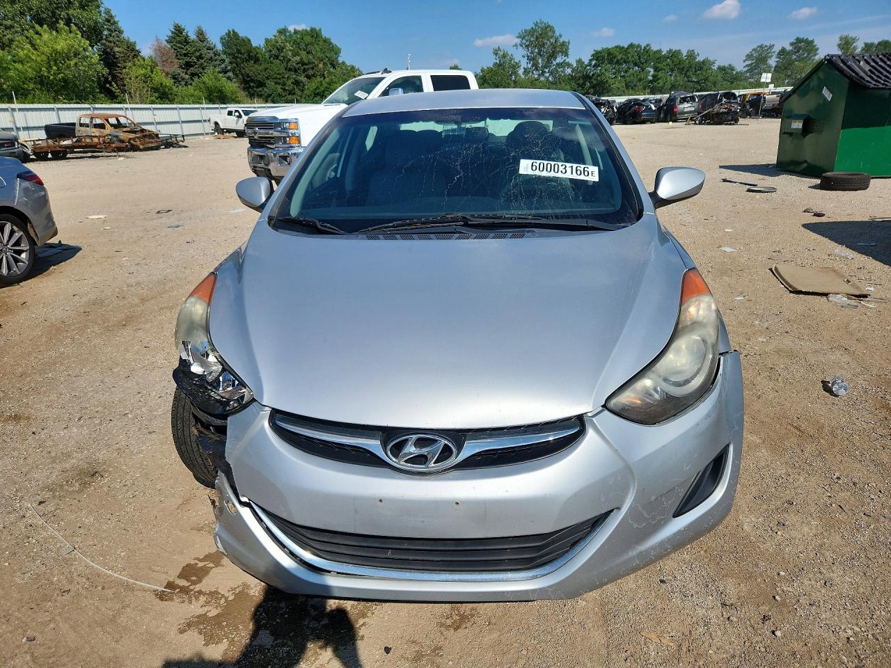 2011 Hyundai Elantra Gls Silver vin: 5NPDH4AE9BH028994