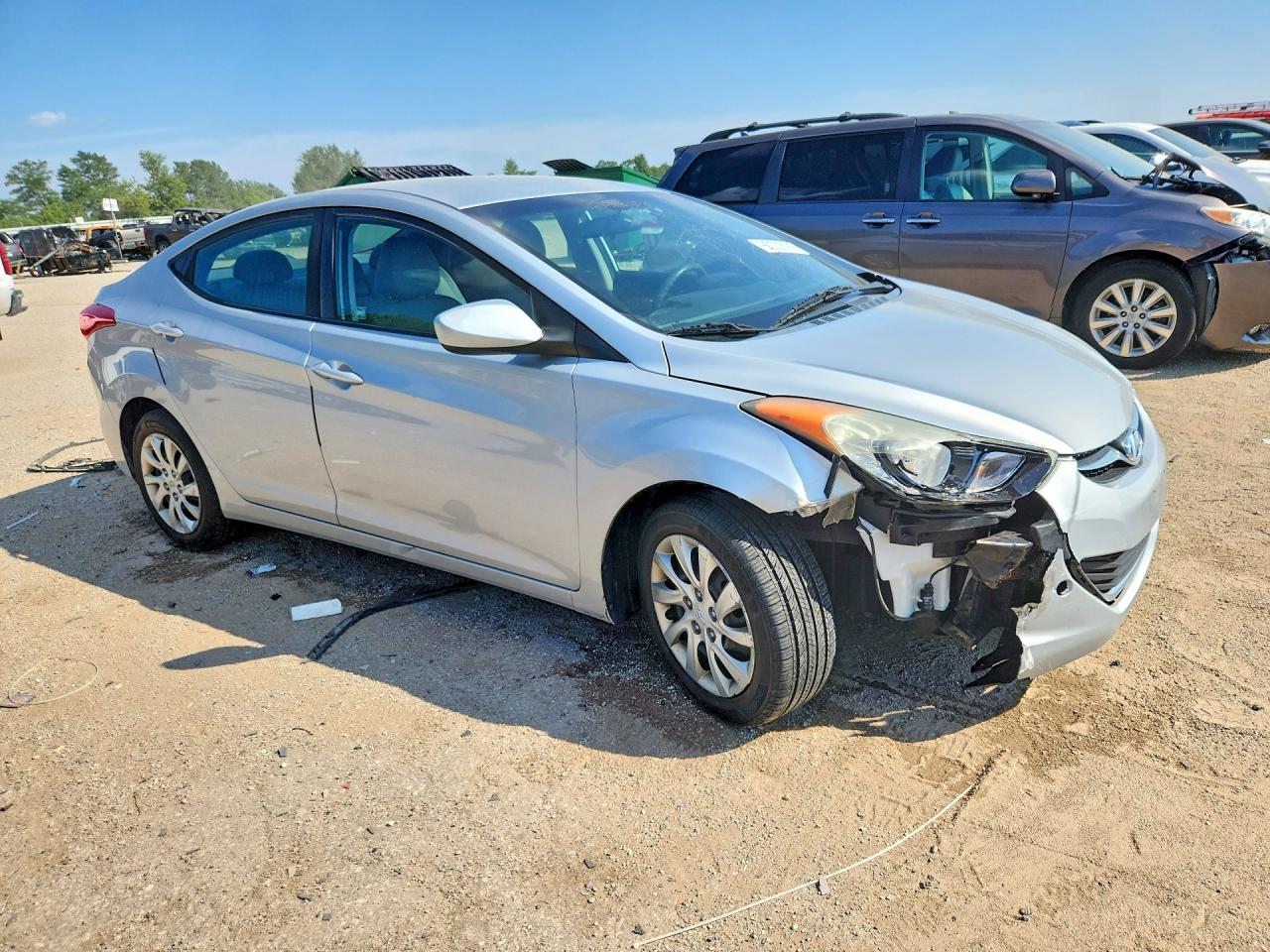 2011 Hyundai Elantra Gls Silver vin: 5NPDH4AE9BH028994