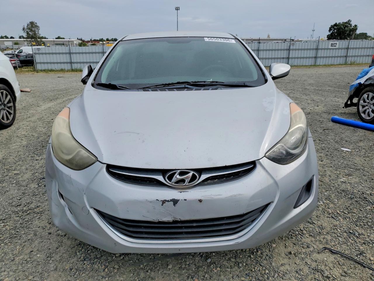 2011 Hyundai Elantra Gls Silver vin: 5NPDH4AE9BH033371