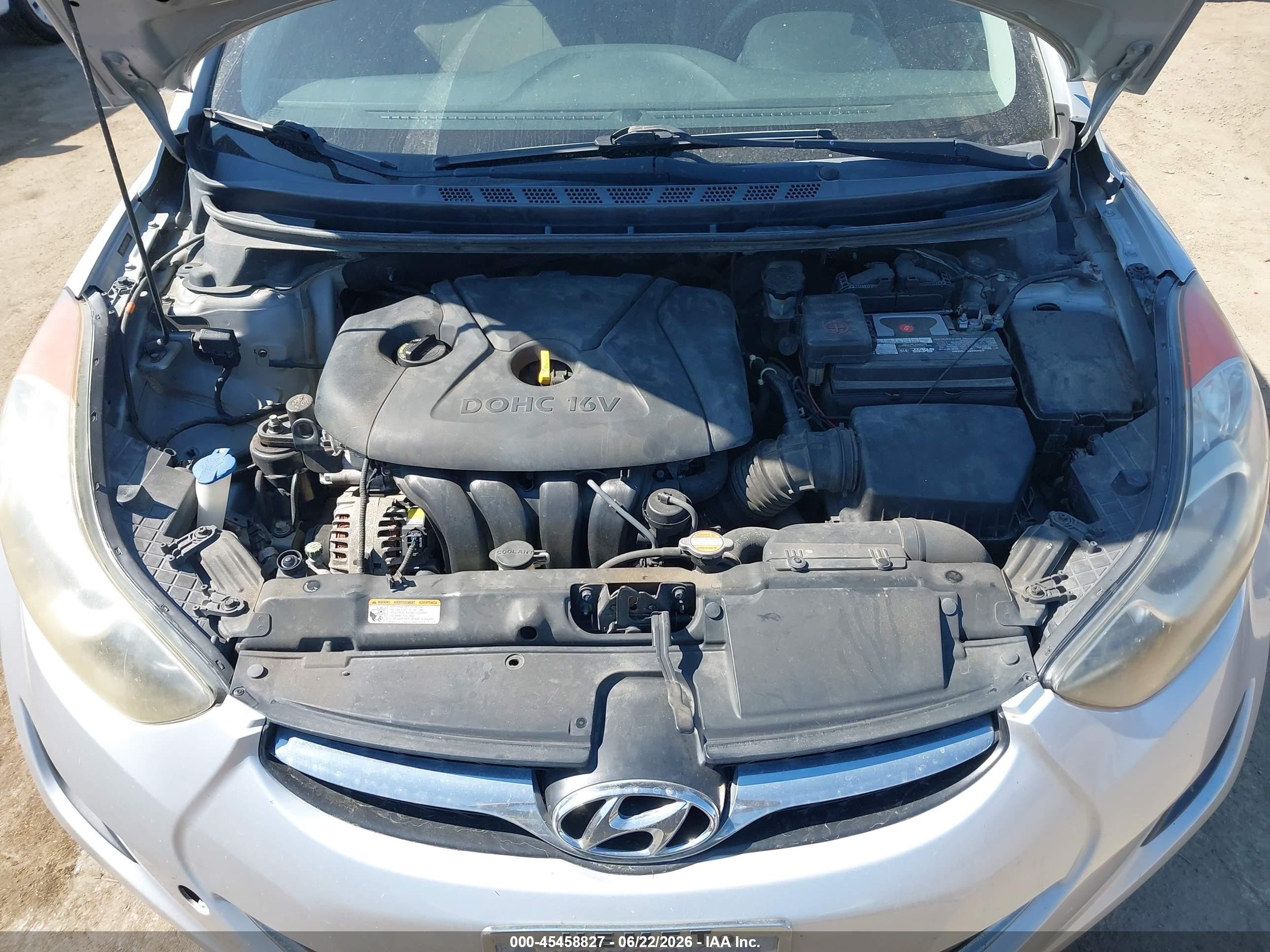 2011 Hyundai Elantra Gls Silver vin: 5NPDH4AE9BH033385
