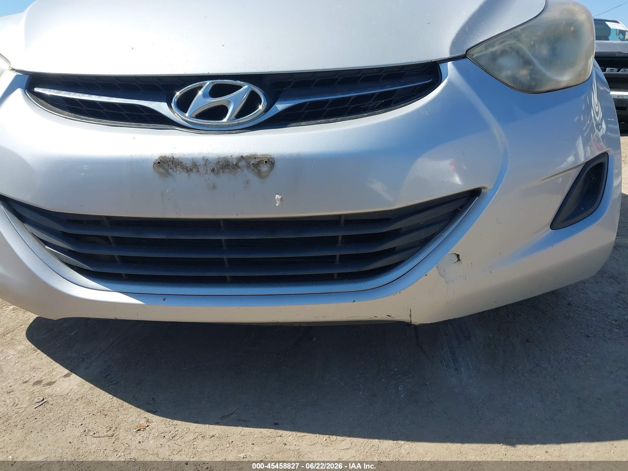 2011 Hyundai Elantra Gls Silver vin: 5NPDH4AE9BH033385