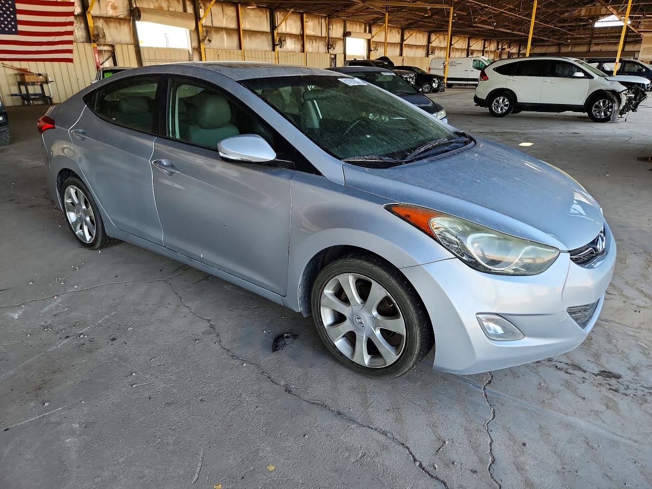 2011 Hyundai Elantra Limited Silver vin: 5NPDH4AE9BH043365