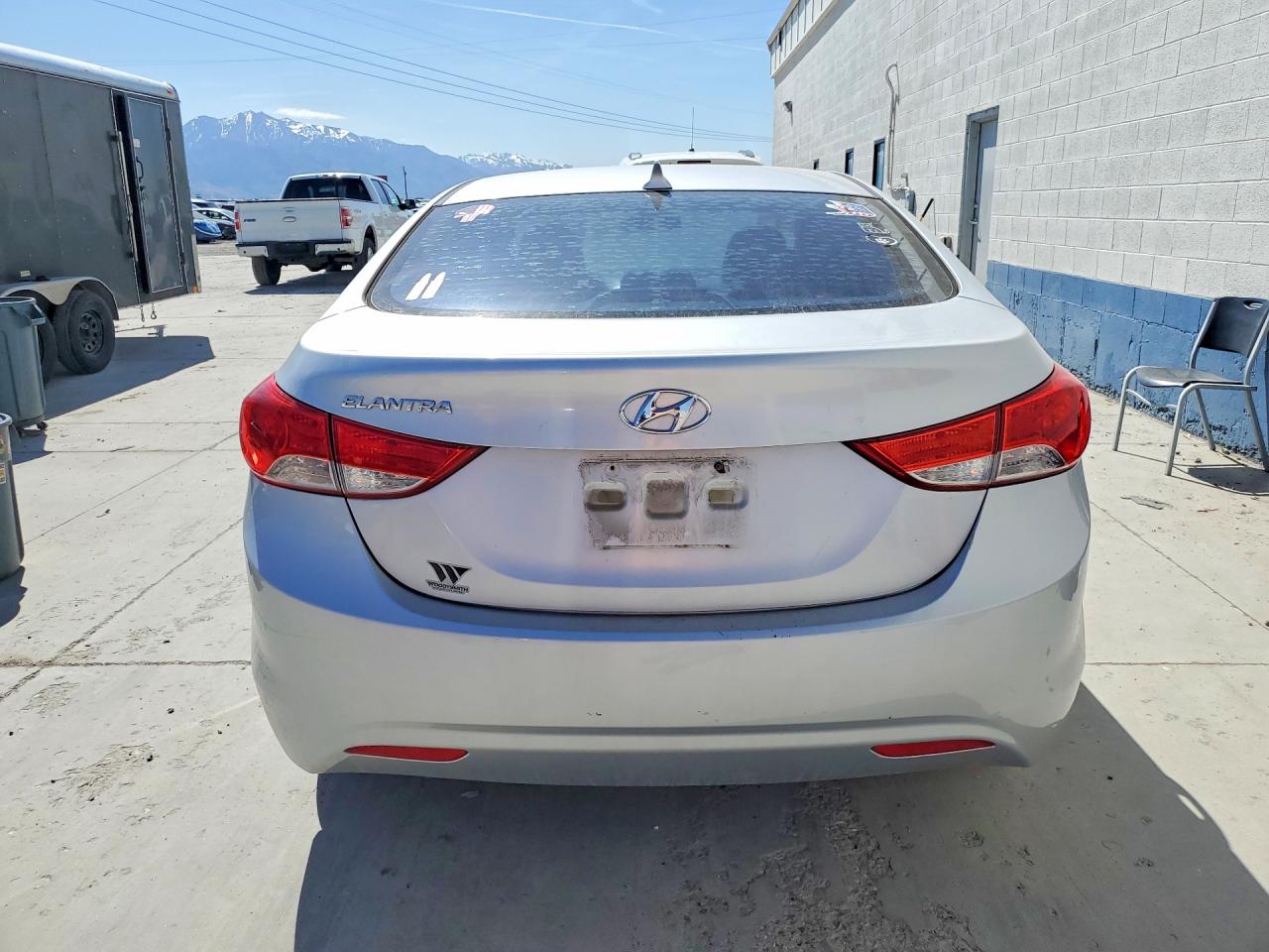 2011 Hyundai Elantra Gls Silver vin: 5NPDH4AE9BH051689