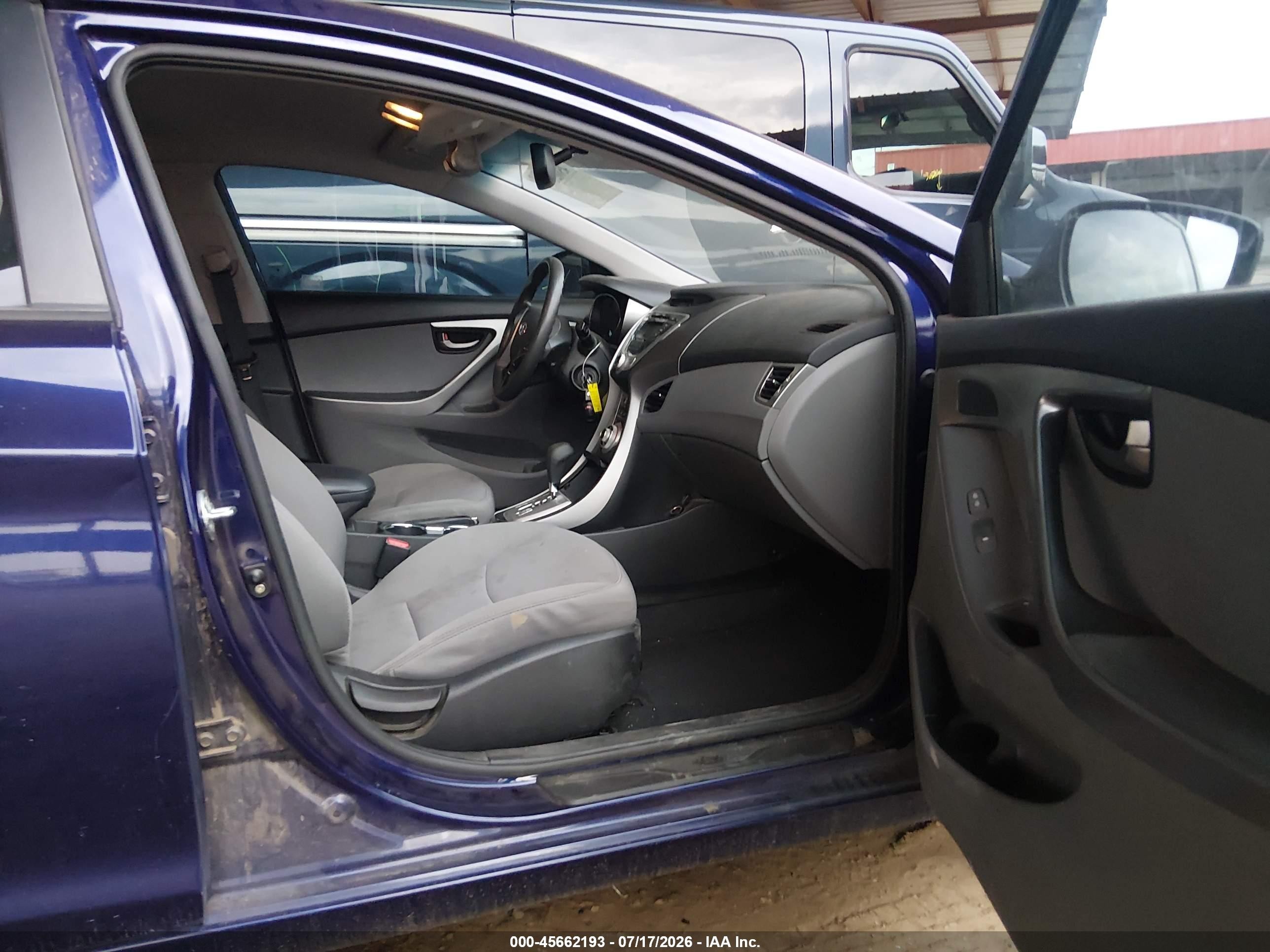 2011 Hyundai Elantra Gls Blue vin: 5NPDH4AE9BH059405
