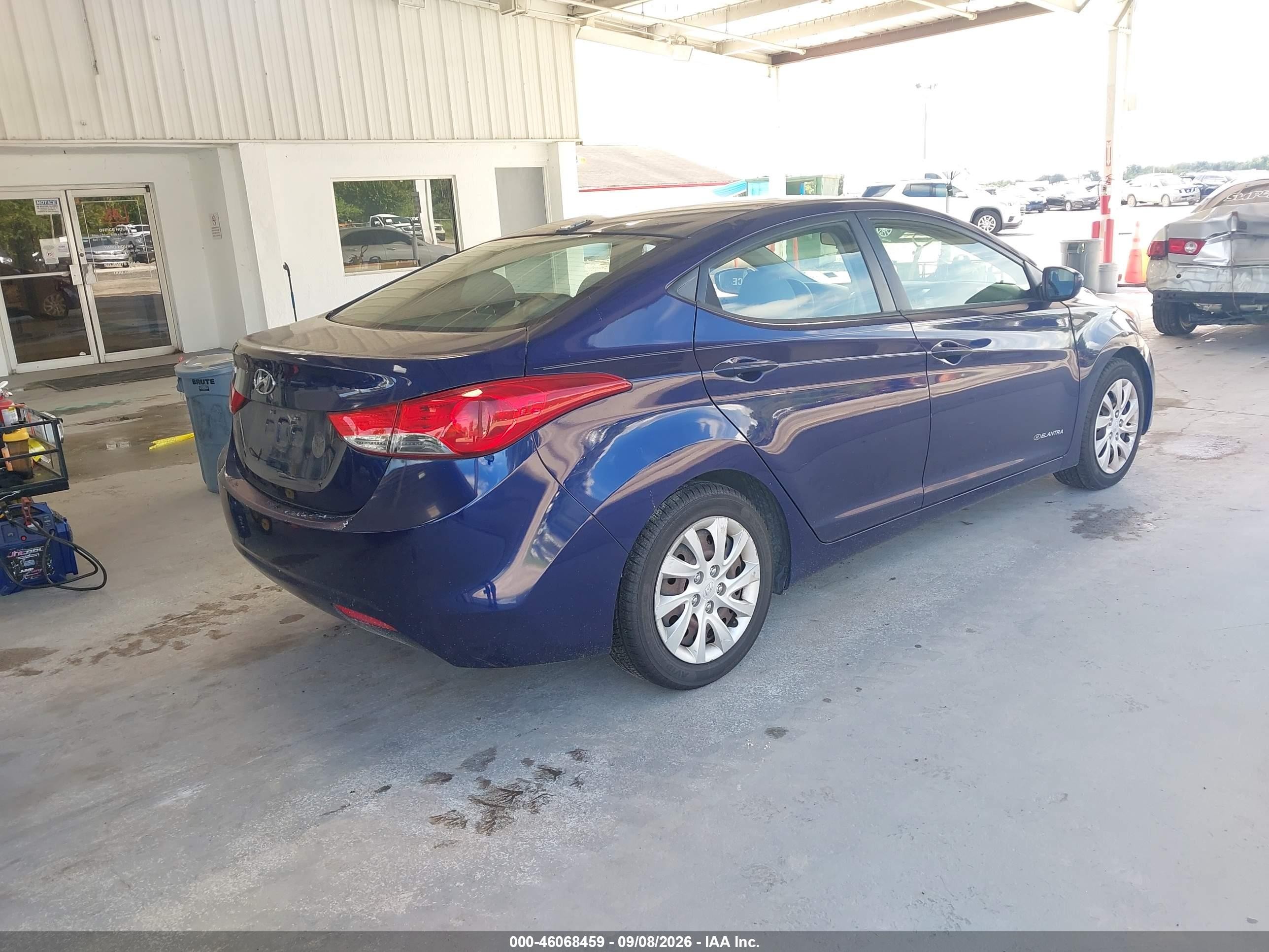 2011 Hyundai Elantra Gls Blue vin: 5NPDH4AE9BH059856