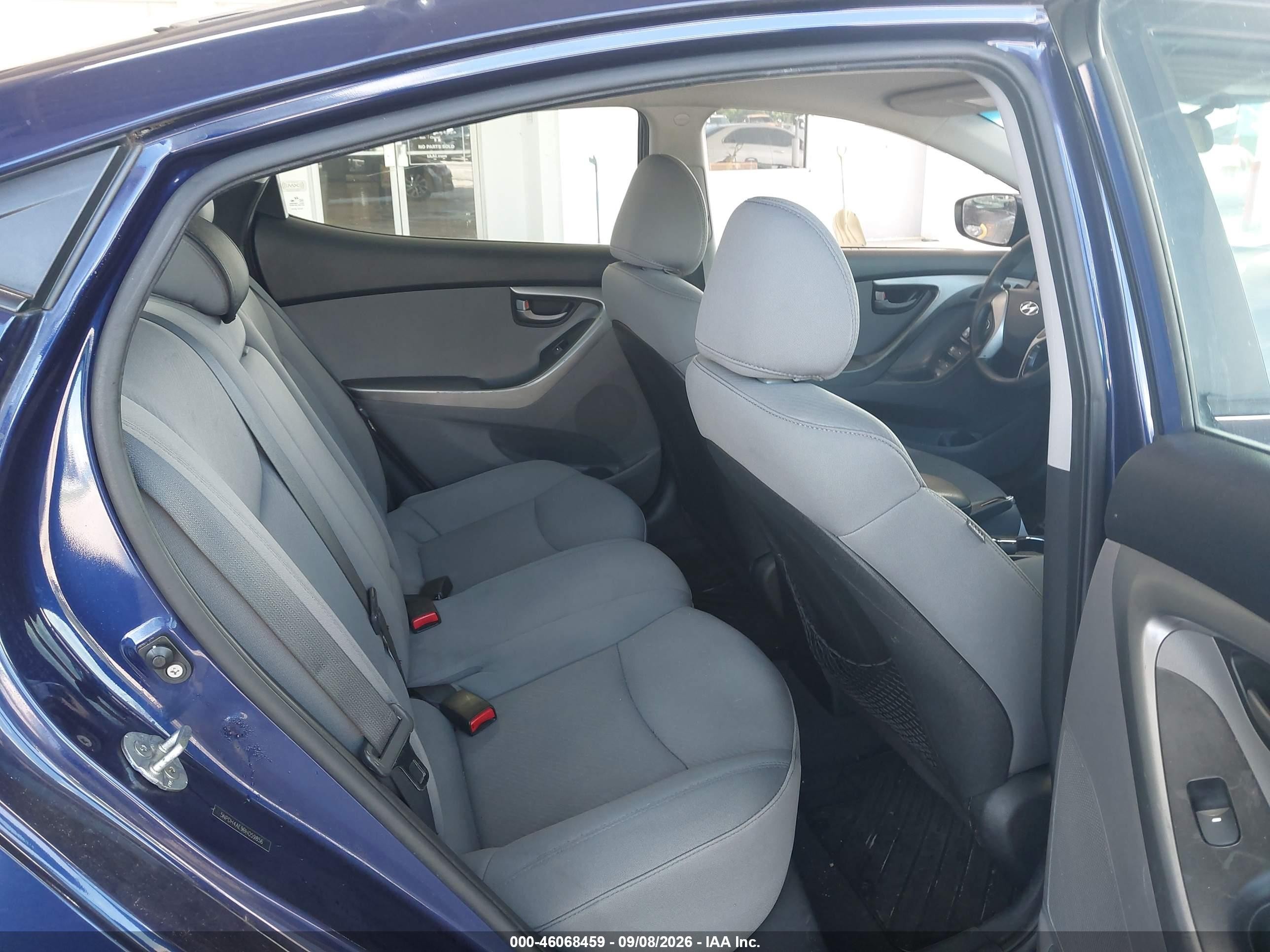 2011 Hyundai Elantra Gls Blue vin: 5NPDH4AE9BH059856