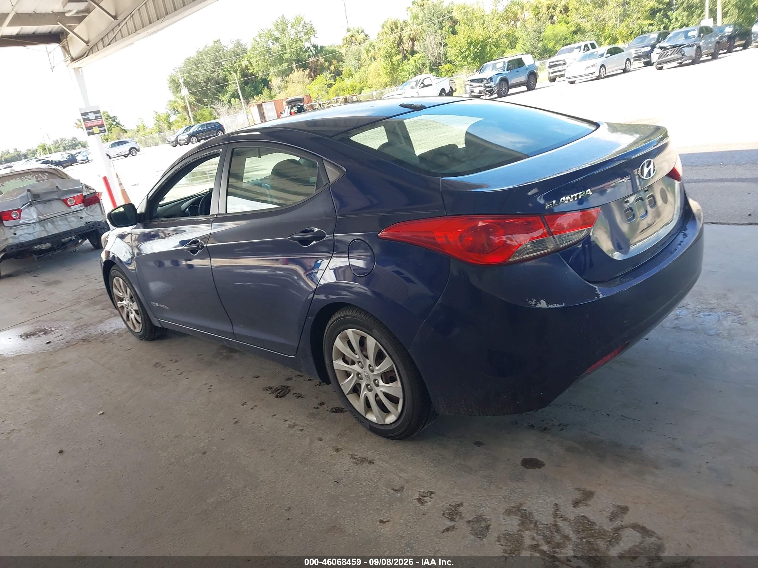 2011 Hyundai Elantra Gls Blue vin: 5NPDH4AE9BH059856