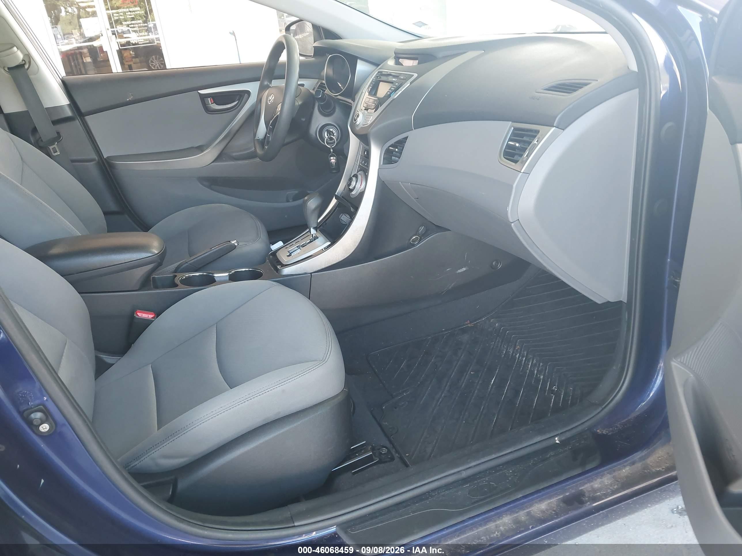 2011 Hyundai Elantra Gls Blue vin: 5NPDH4AE9BH059856