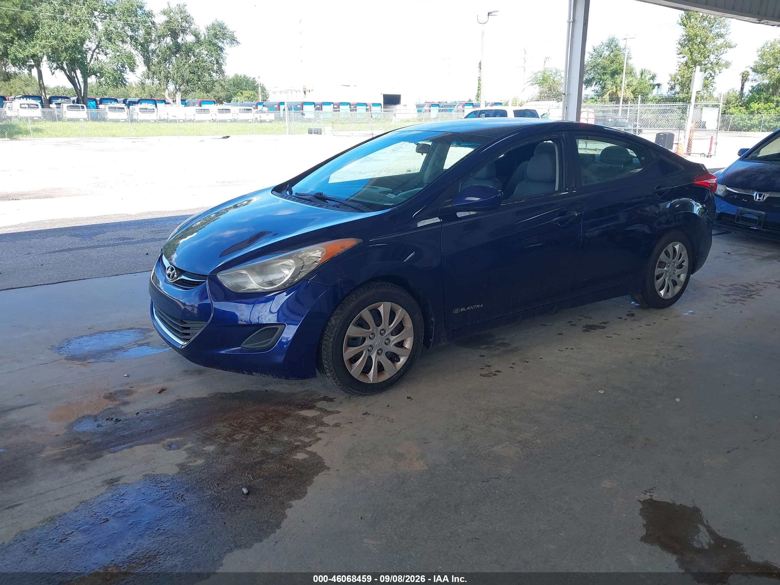 2011 Hyundai Elantra Gls Blue vin: 5NPDH4AE9BH059856