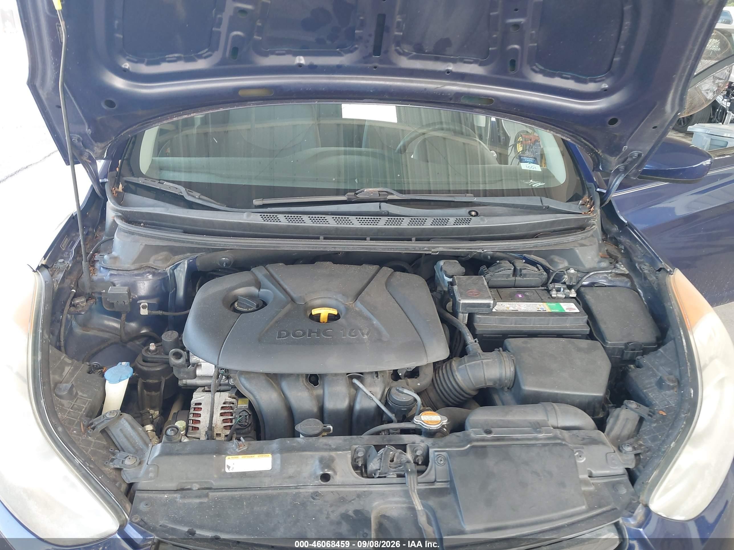 2011 Hyundai Elantra Gls Blue vin: 5NPDH4AE9BH059856