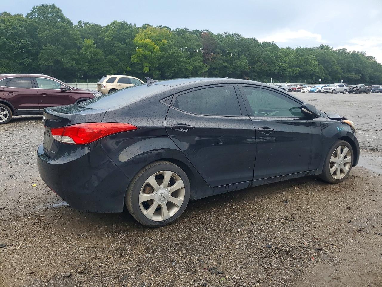 2011 Hyundai Elantra Limited Black vin: 5NPDH4AE9BH075944