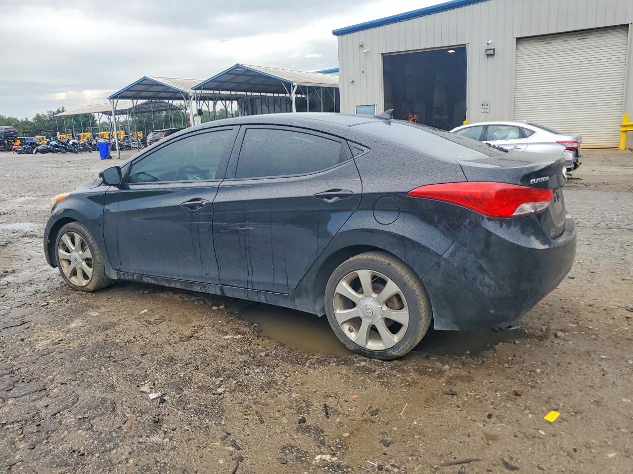 2011 Hyundai Elantra Limited Black vin: 5NPDH4AE9BH075944