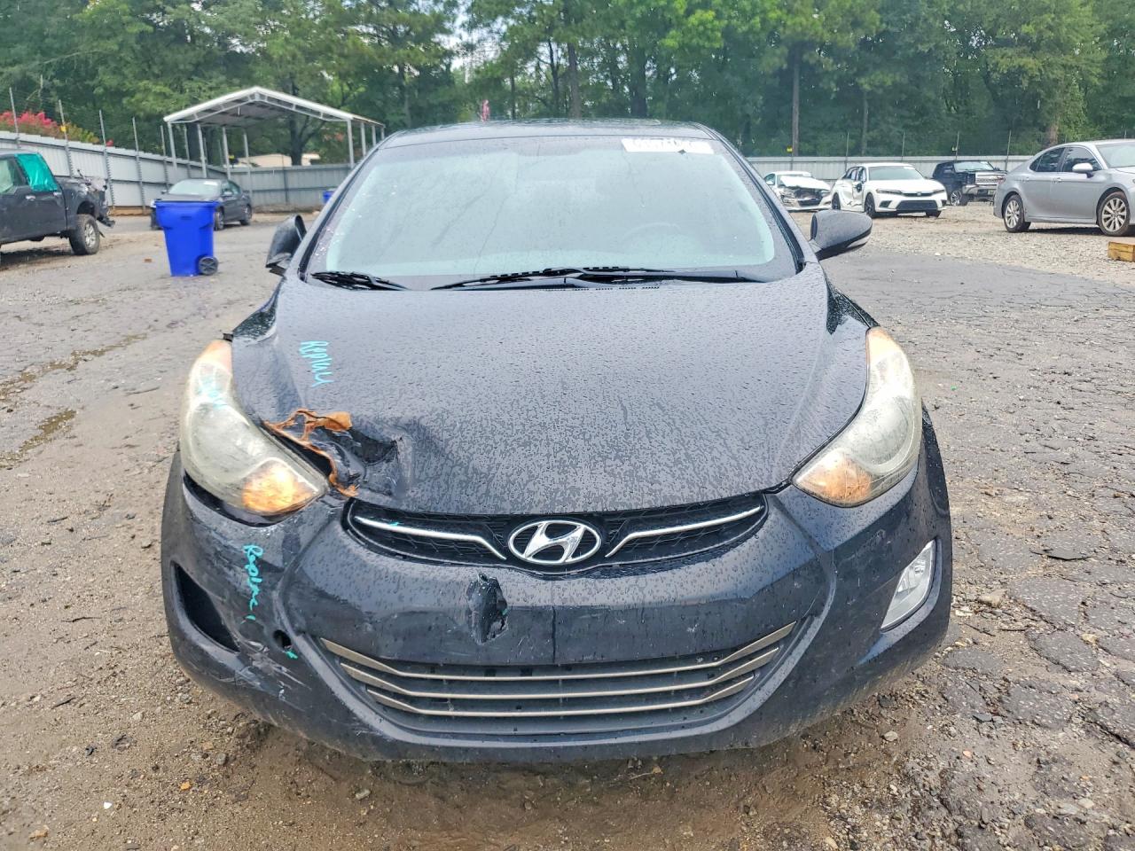 2011 Hyundai Elantra Limited Black vin: 5NPDH4AE9BH075944