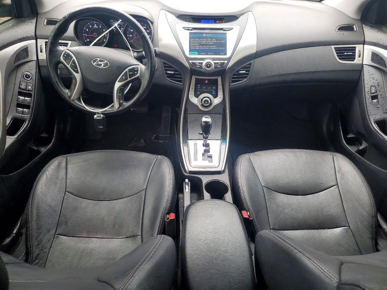 2011 Hyundai Elantra Limited Black vin: 5NPDH4AE9BH075944