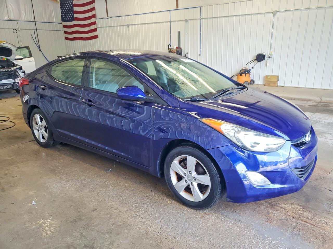 2012 Hyundai Elantra Gls Blue vin: 5NPDH4AE9CH069255