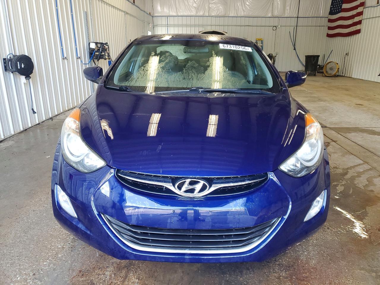 2012 Hyundai Elantra Gls Blue vin: 5NPDH4AE9CH069255