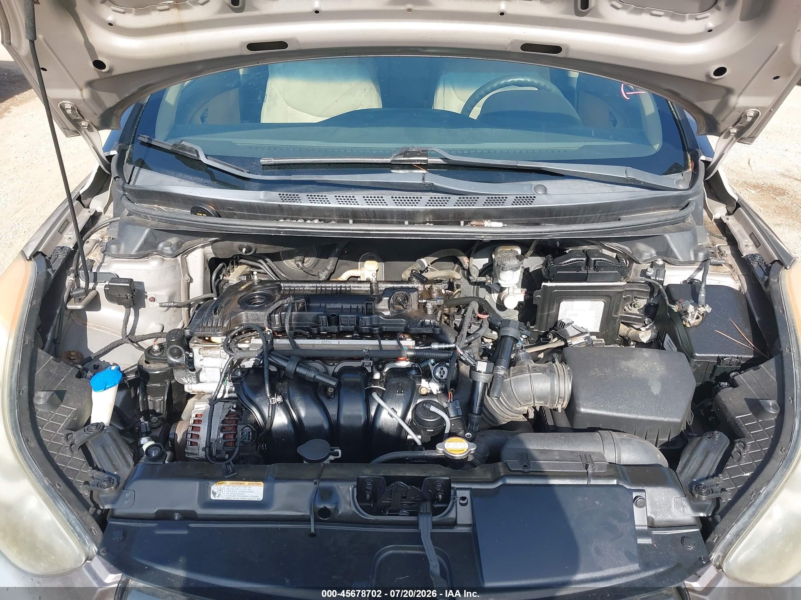 2012 Hyundai Elantra Gls Серый vin: 5NPDH4AE9CH073693