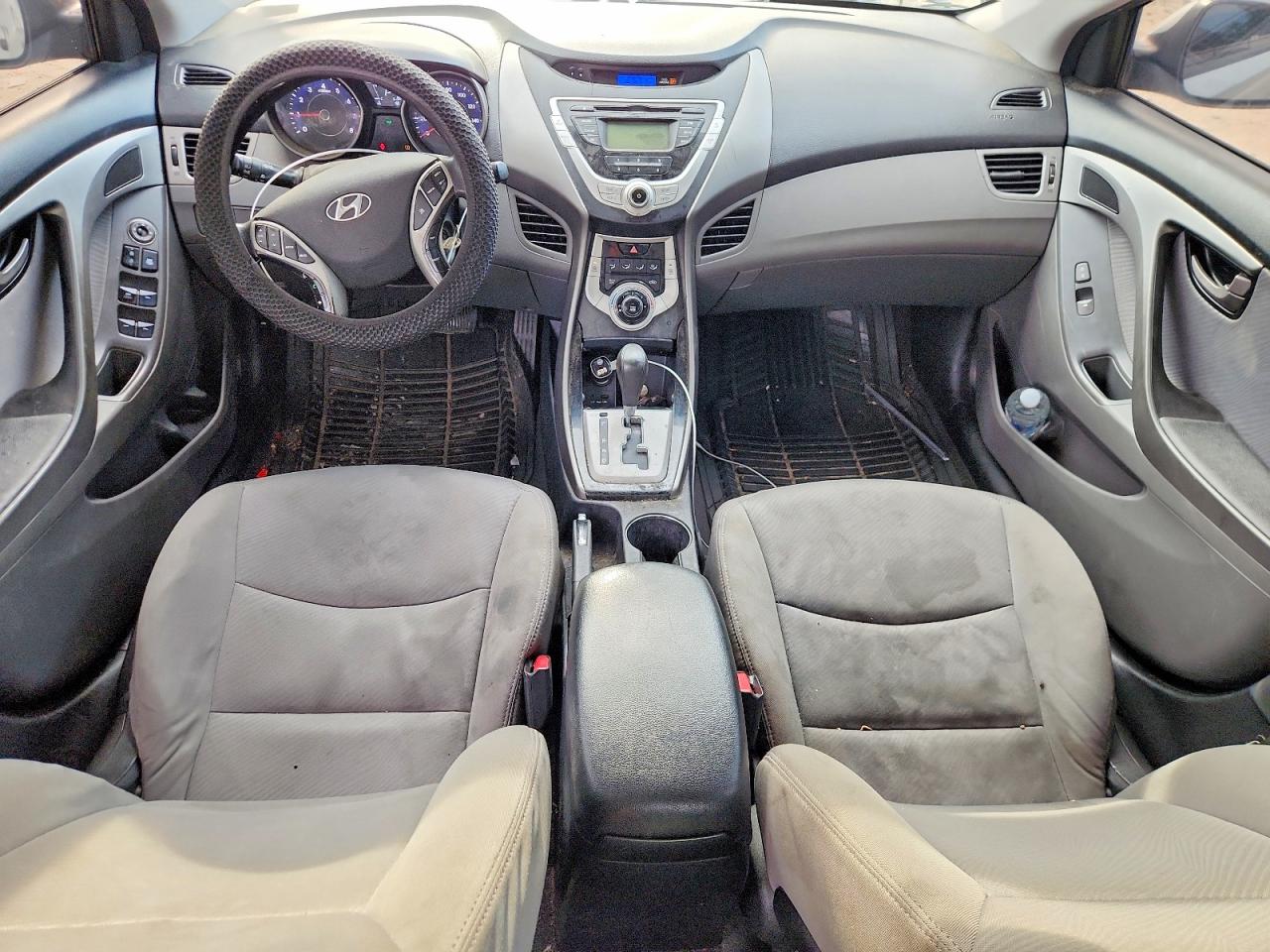2012 Hyundai Elantra Gls Silver vin: 5NPDH4AE9CH074682