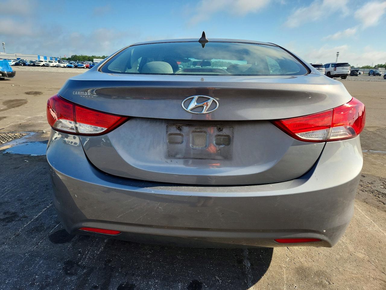 2012 Hyundai Elantra Gls Gray vin: 5NPDH4AE9CH078277