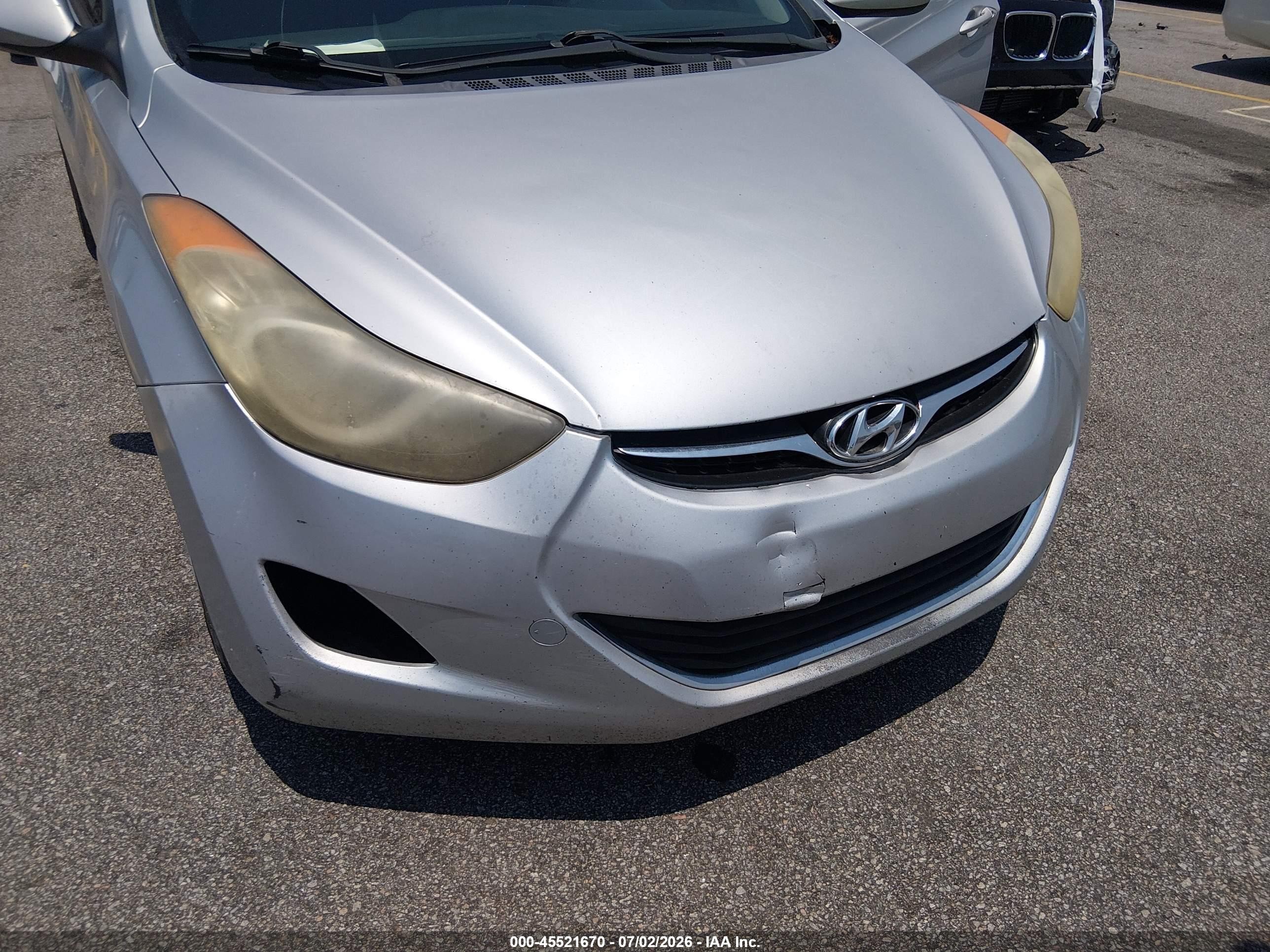 2012 Hyundai Elantra Gls Серый vin: 5NPDH4AE9CH079090