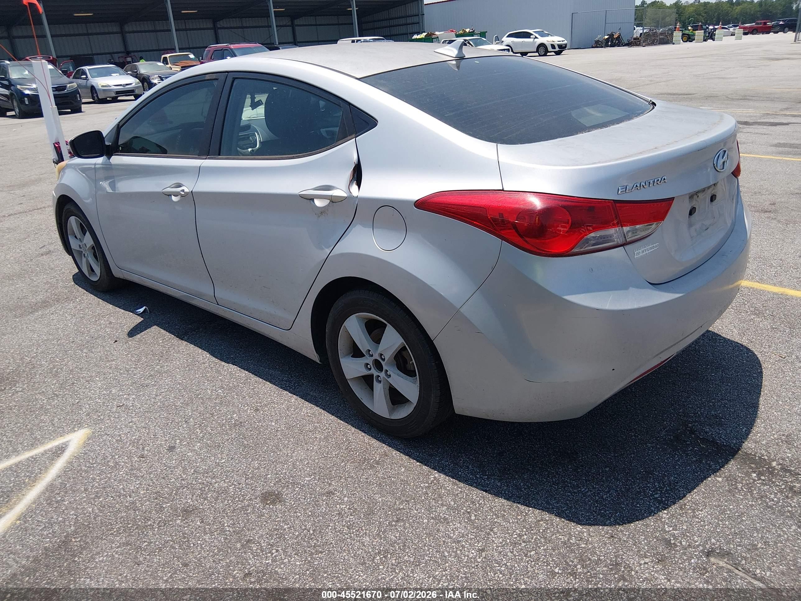 2012 Hyundai Elantra Gls Серый vin: 5NPDH4AE9CH079090