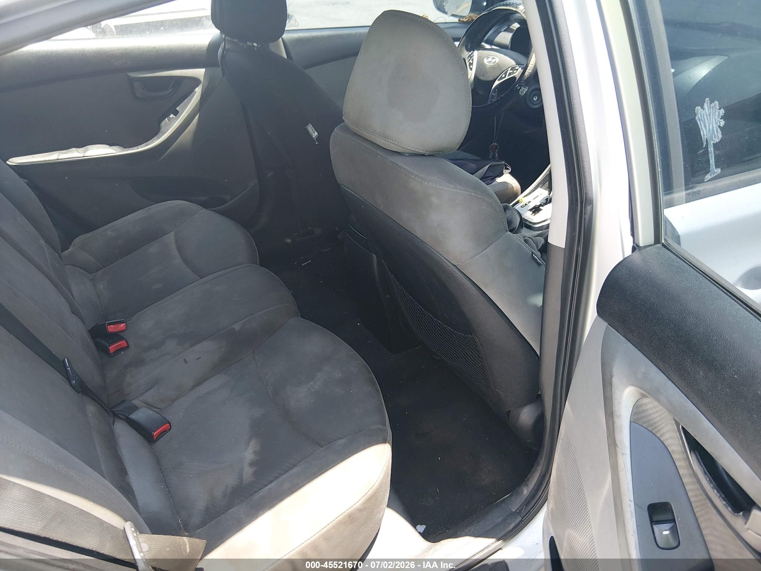 2012 Hyundai Elantra Gls Серый vin: 5NPDH4AE9CH079090