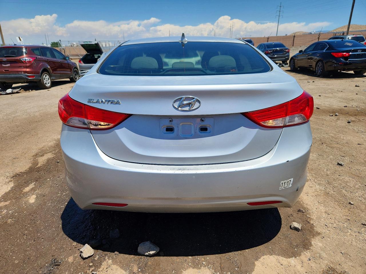 2012 Hyundai Elantra Gls Silver vin: 5NPDH4AE9CH080742