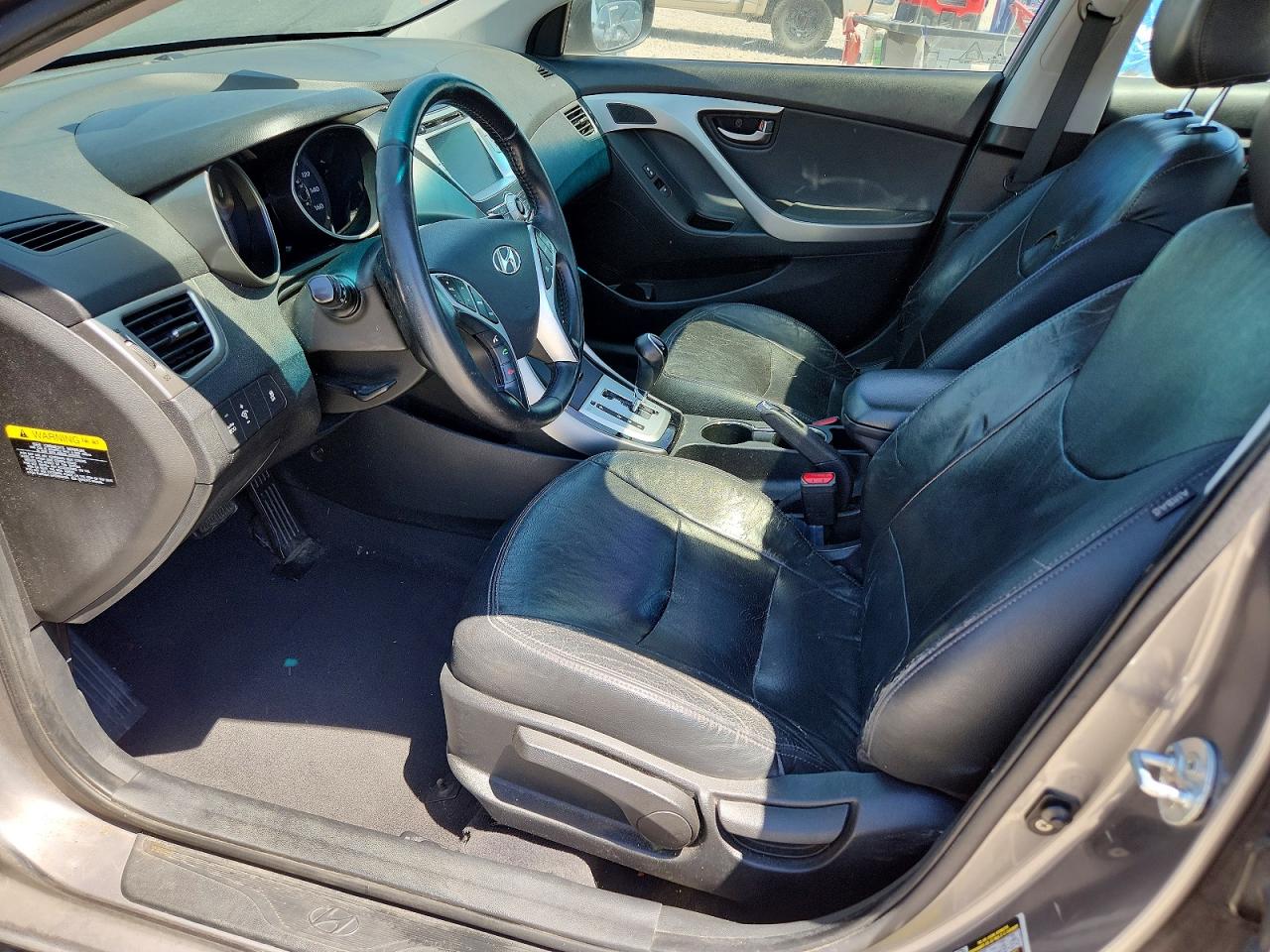 2012 Hyundai Elantra Limited Серый vin: 5NPDH4AE9CH093913