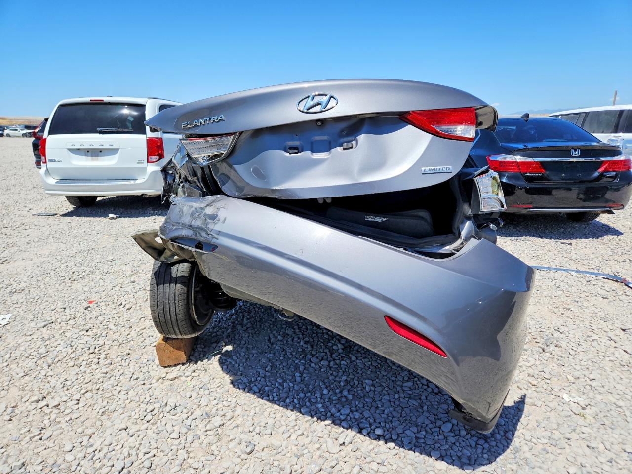 2012 Hyundai Elantra Limited Серый vin: 5NPDH4AE9CH093913