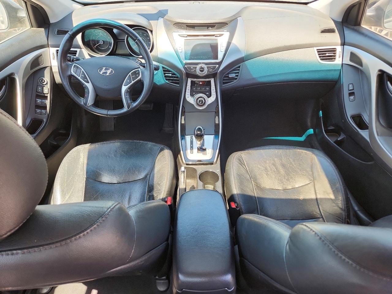 2012 Hyundai Elantra Limited Серый vin: 5NPDH4AE9CH093913