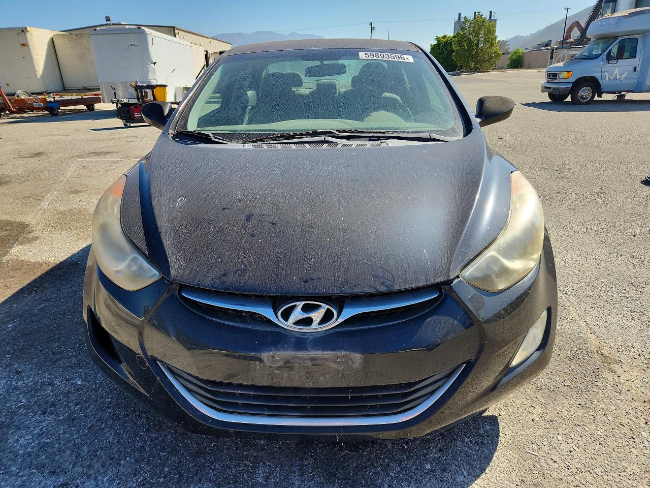 2012 Hyundai Elantra Gls Black vin: 5NPDH4AE9CH095824