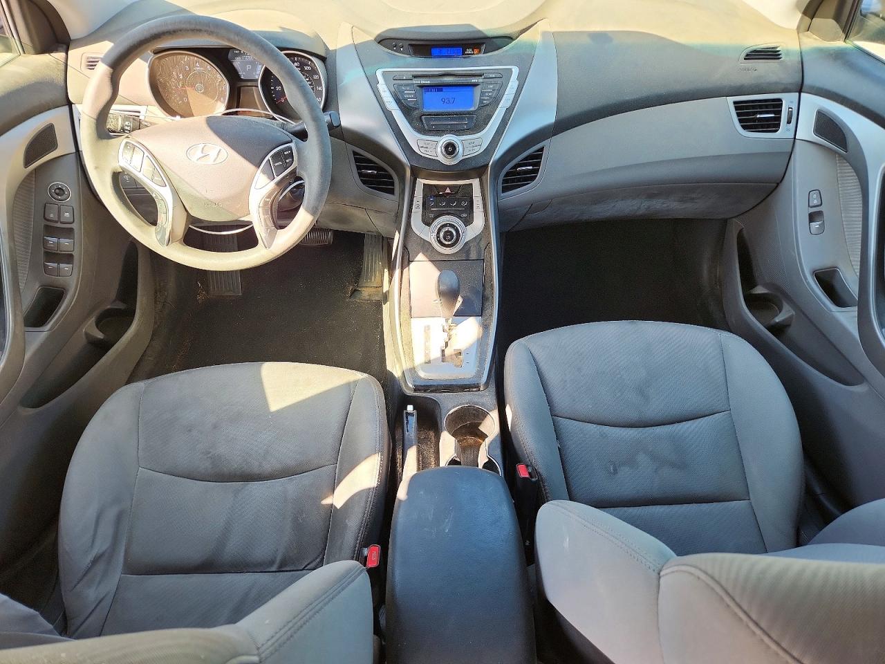 2012 Hyundai Elantra Gls Black vin: 5NPDH4AE9CH095824