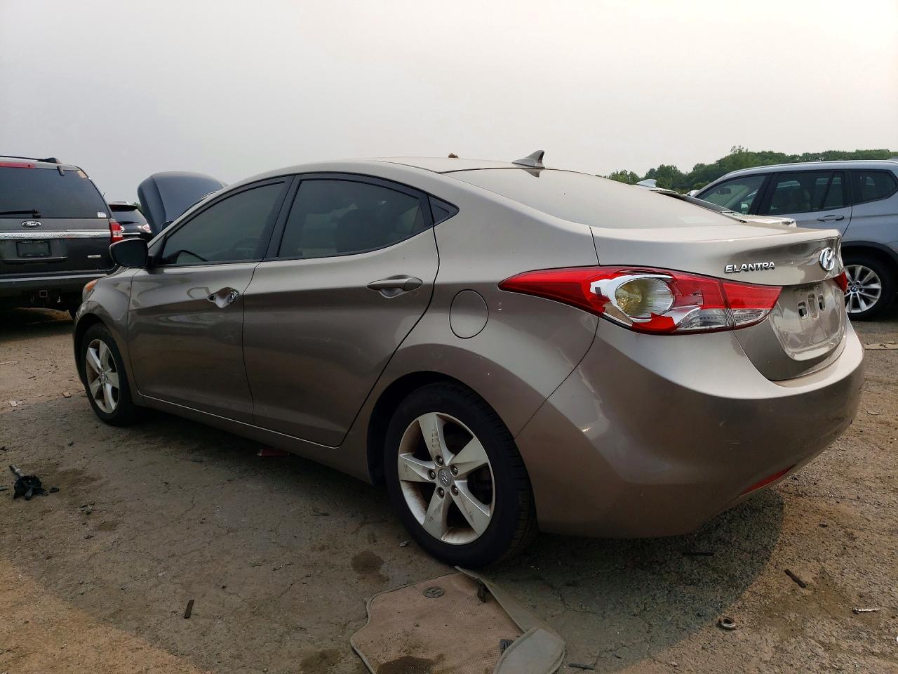 2012 Hyundai Elantra Gls Gray vin: 5NPDH4AE9CH108880