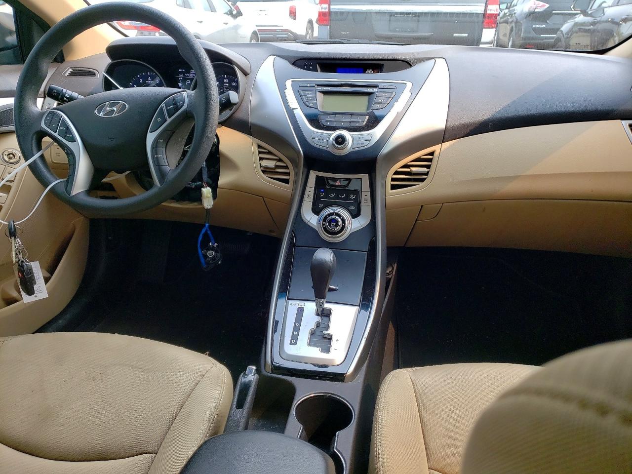 2012 Hyundai Elantra Gls Gray vin: 5NPDH4AE9CH108880
