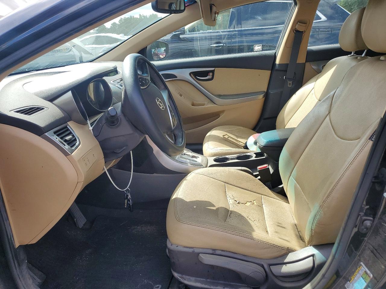 2012 Hyundai Elantra Limited Черный vin: 5NPDH4AE9CH110628