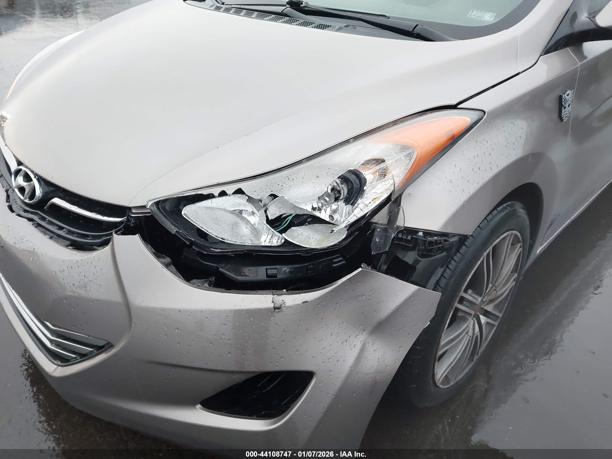 2012 Hyundai Elantra Limited Gray vin: 5NPDH4AE9CH111570