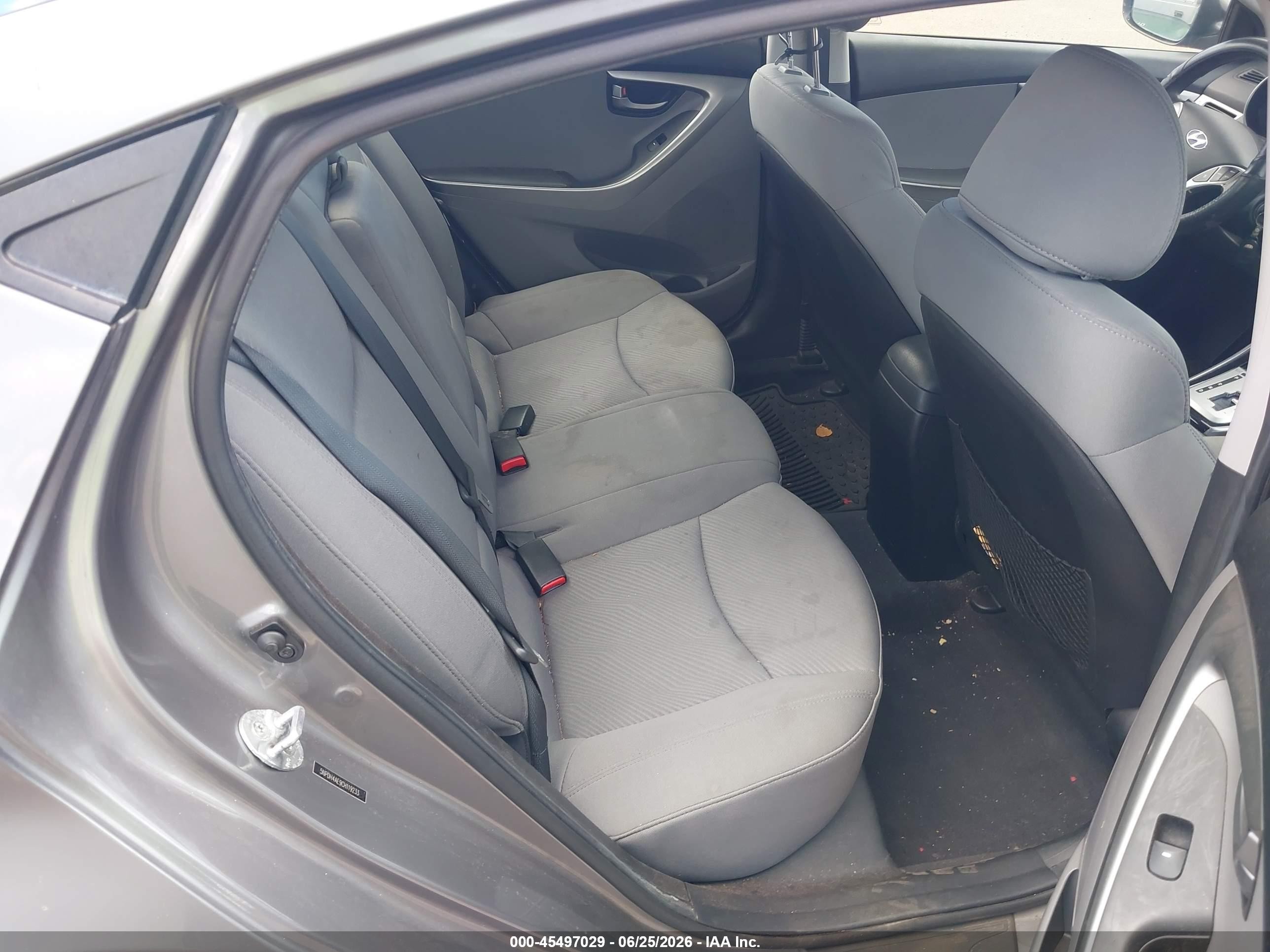 2012 Hyundai Elantra Gls Серый vin: 5NPDH4AE9CH119233