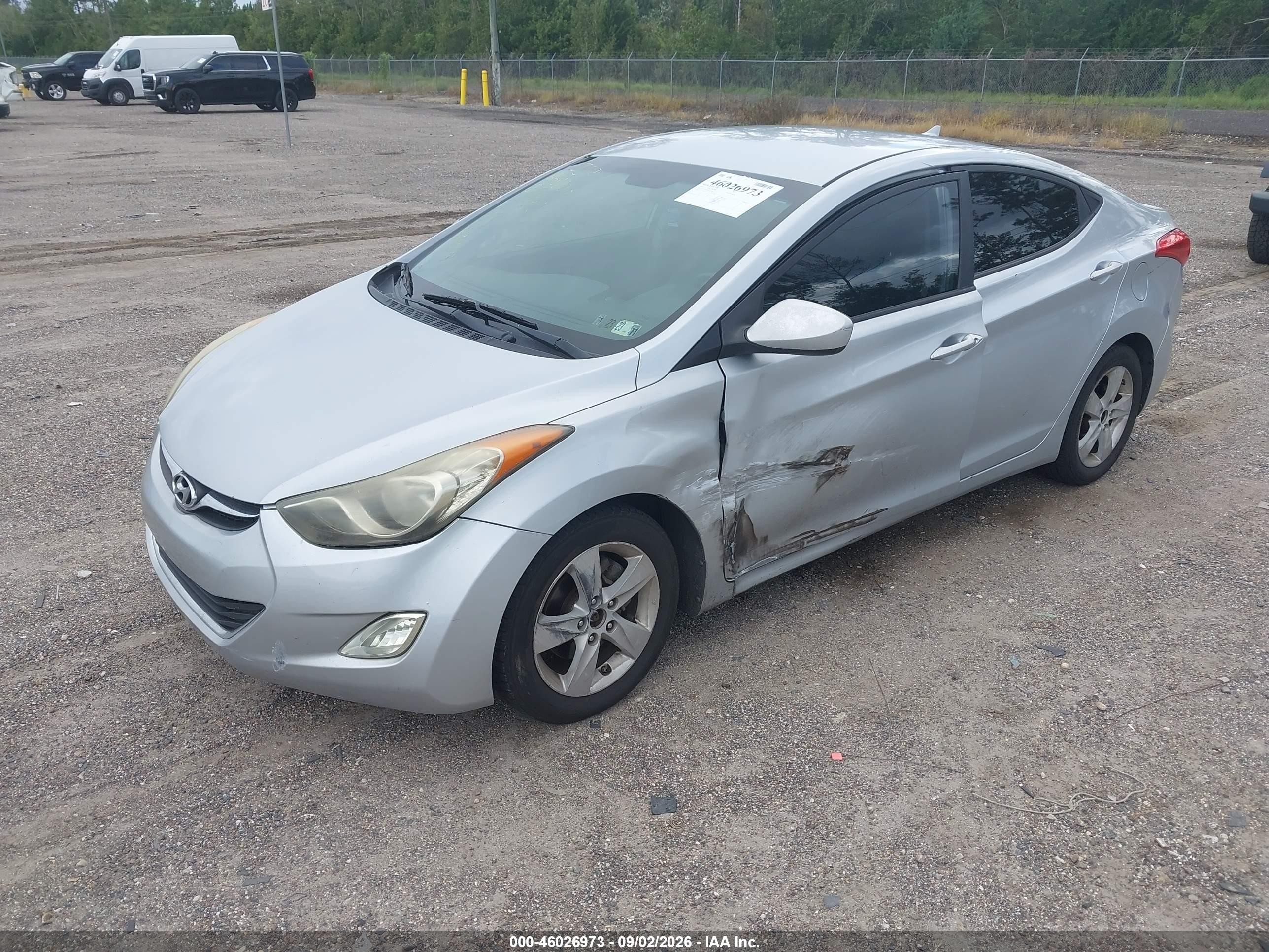 2012 Hyundai Elantra Gls Silver vin: 5NPDH4AE9CH121015