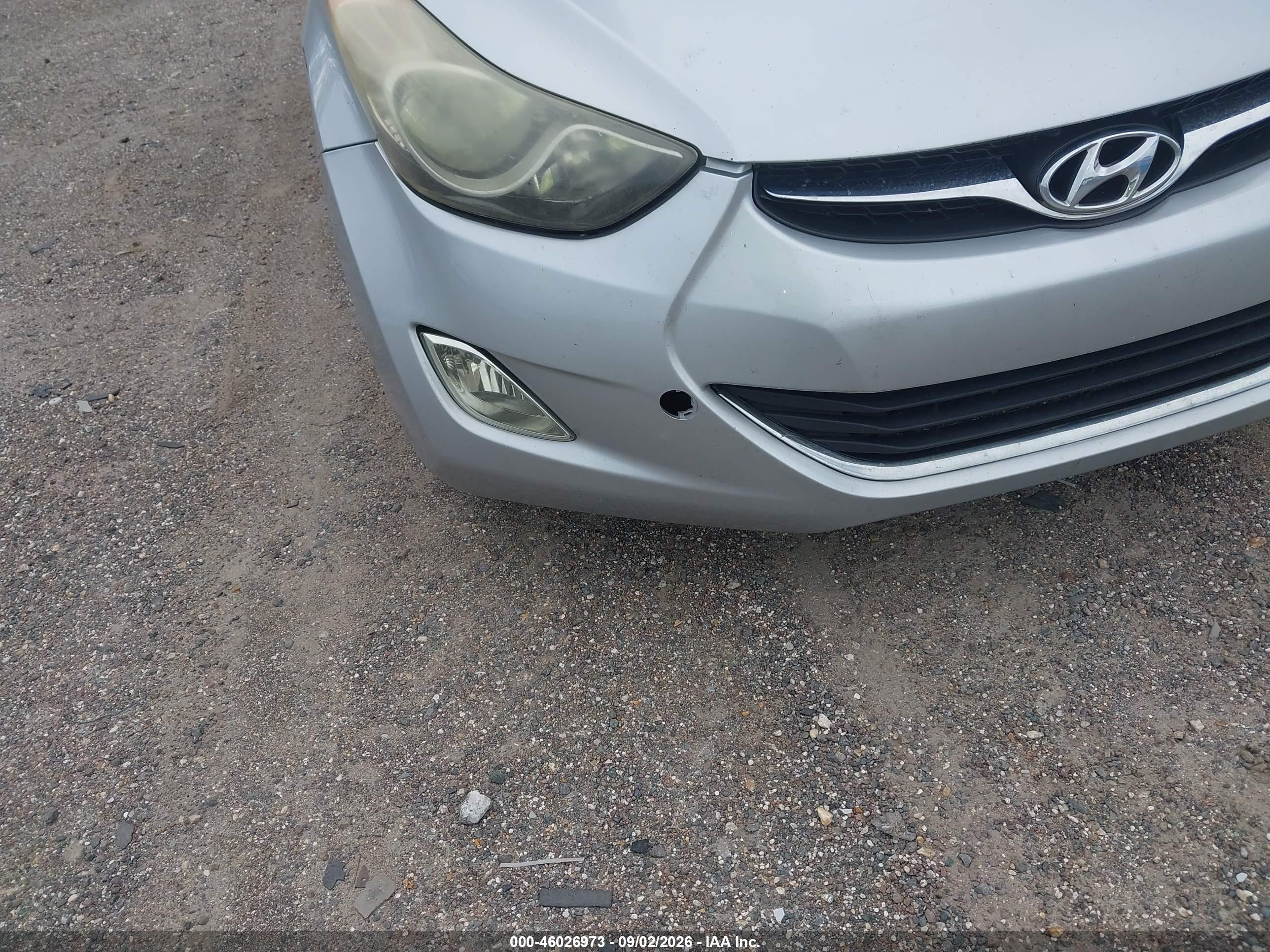 2012 Hyundai Elantra Gls Silver vin: 5NPDH4AE9CH121015