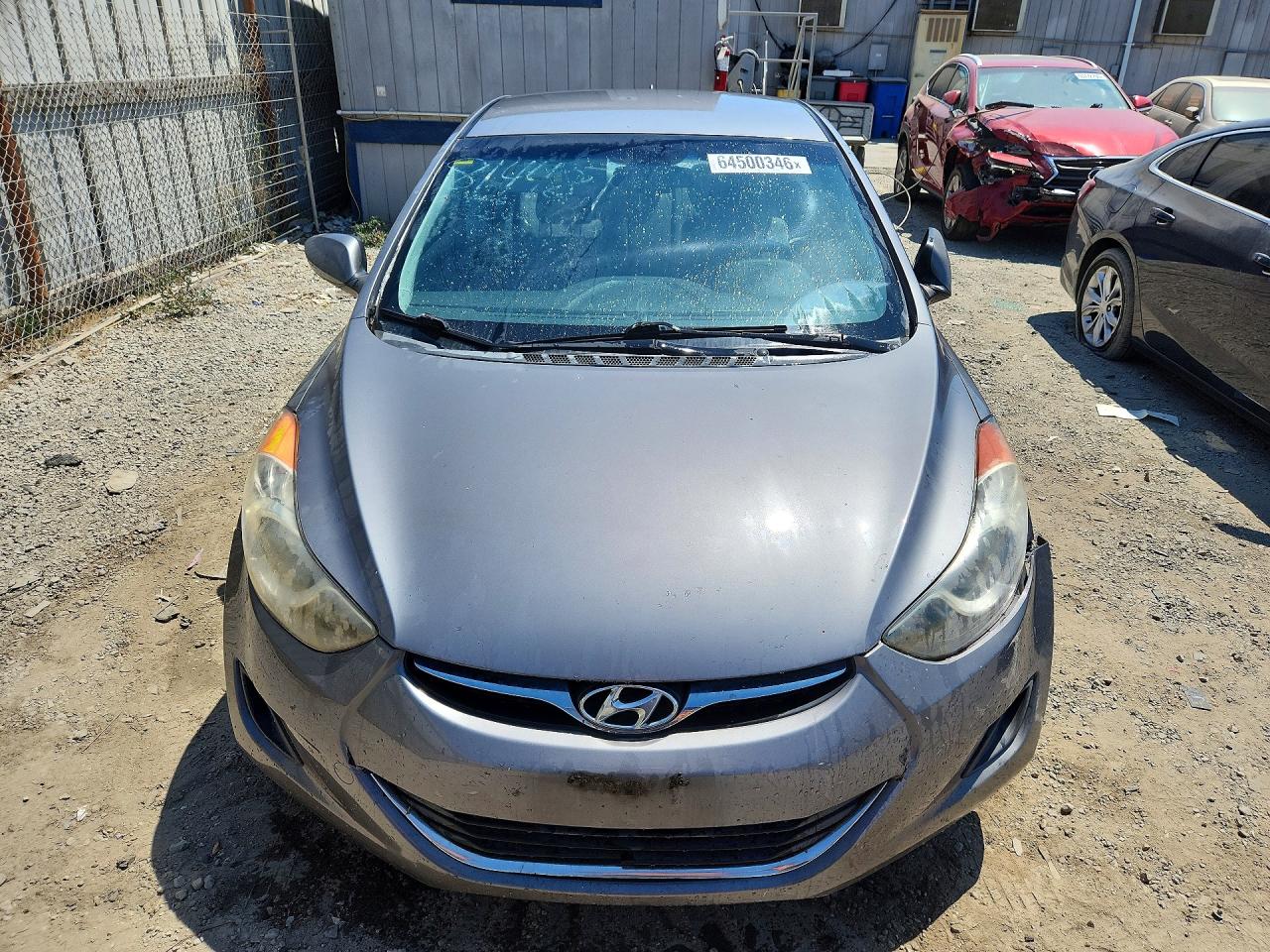 2012 Hyundai Elantra Gls Gray vin: 5NPDH4AE9CH125663